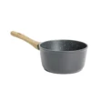 Casserole tous feux dont induction aluminium noir Ø18cm