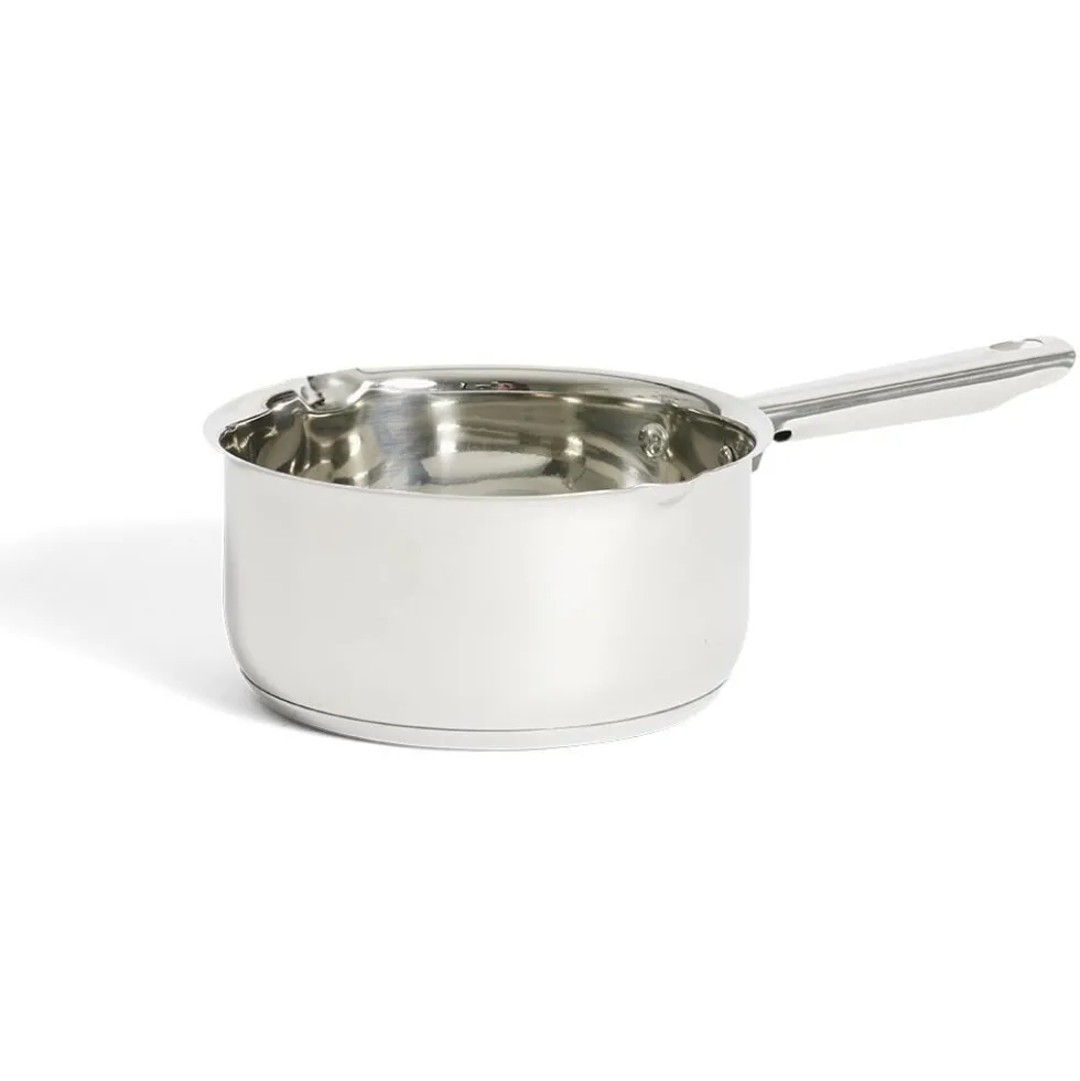 Casserole tous feux dont induction tout inox Ø18cm