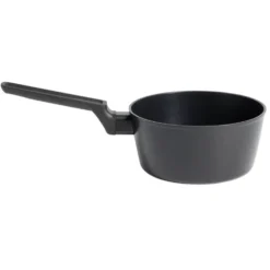 Casserole tous feux dont induction aluminium noir Ø16cm