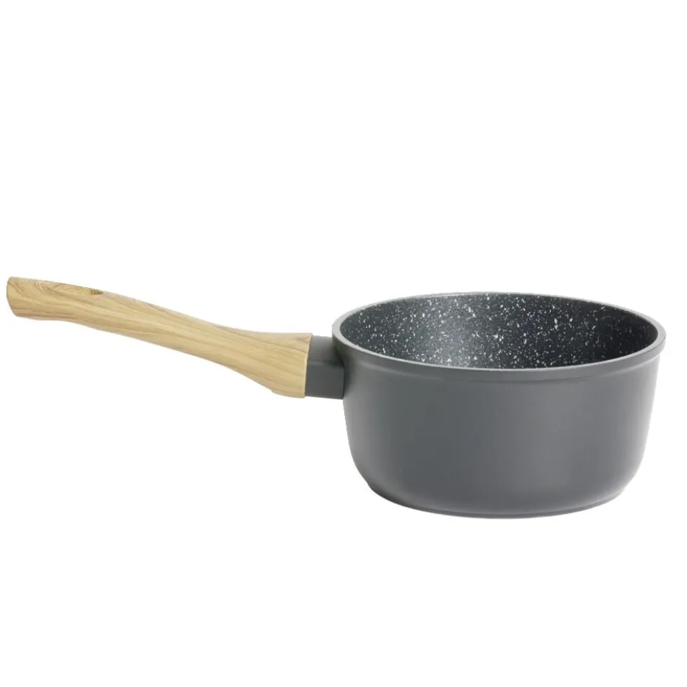 Casserole tous feux dont tous feux dont induction aluminium noir 33x16x8cm