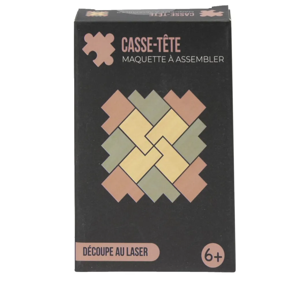 Casse-tête en bois - 8 modèles