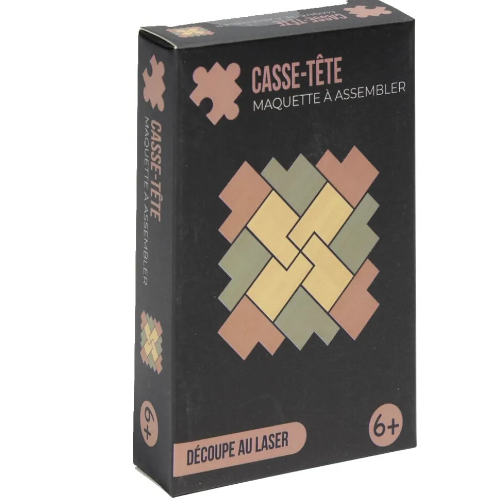 Casse-tête en bois - 8 modèles
