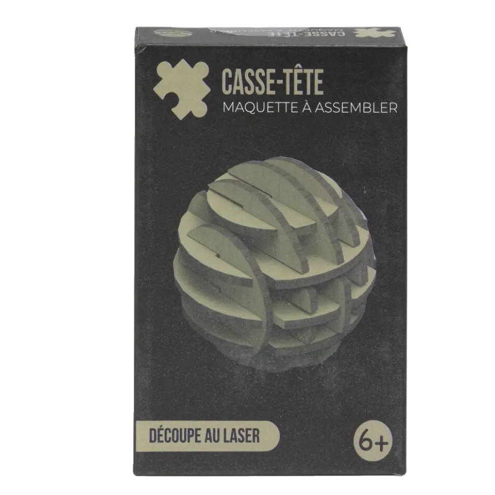 Casse-tête en bois - 8 modèles