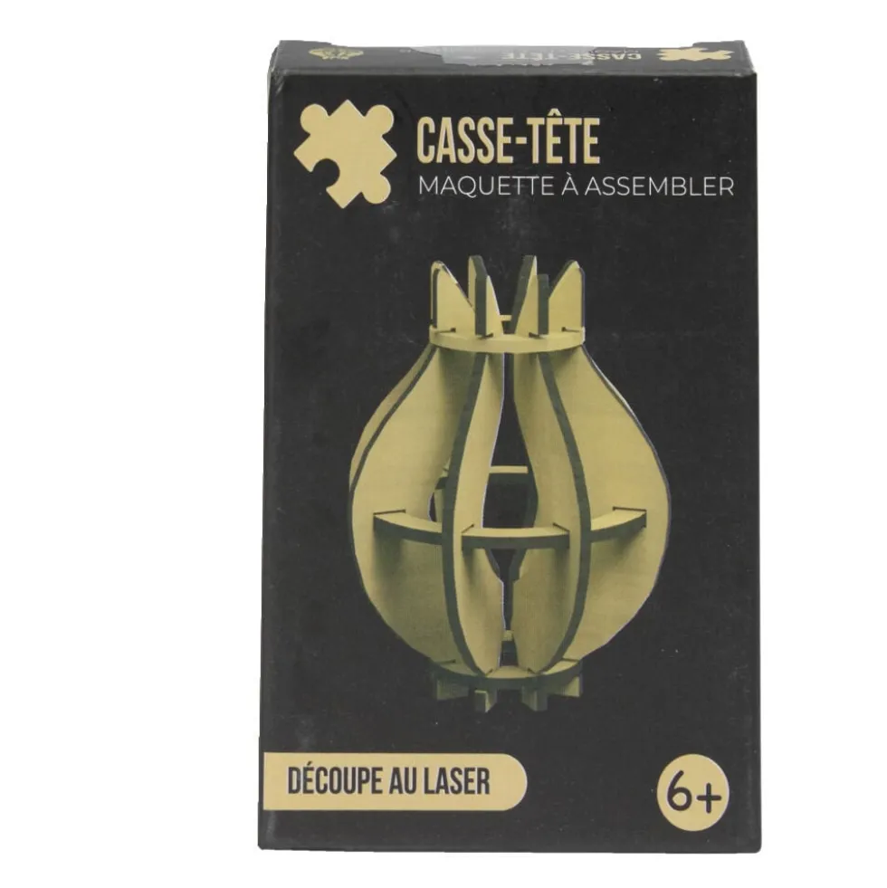Casse-tête en bois - 8 modèles
