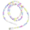 Câble de charge USB vers USB-C x2 fil perles plastique 1m