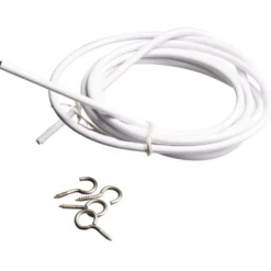 Câble gaine blanc 2m