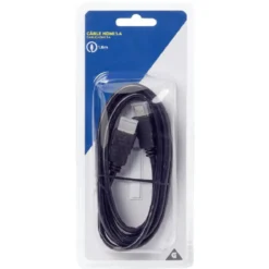 Câble HDMI 1,4 mâle/mâle avec ferrite 1,8m