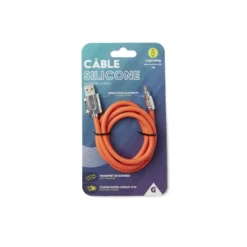 Câble lightning 1m en silicone