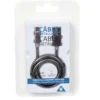 Câble USB vers micro USB métal Noir charge rapide