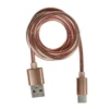 Câble USB vers USB C métal Rose charge rapide