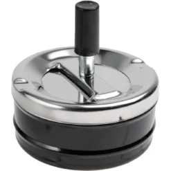 Cendrier poussoir rotatif