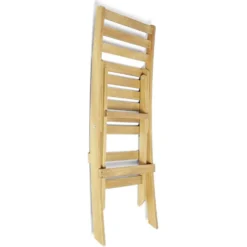 Chaise de jardin Bali pliante marron H87cm