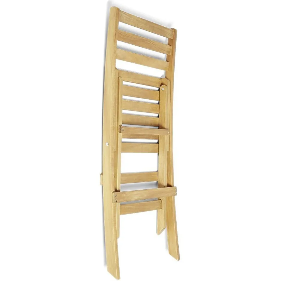 Chaise de jardin Bali pliante marron H87cm