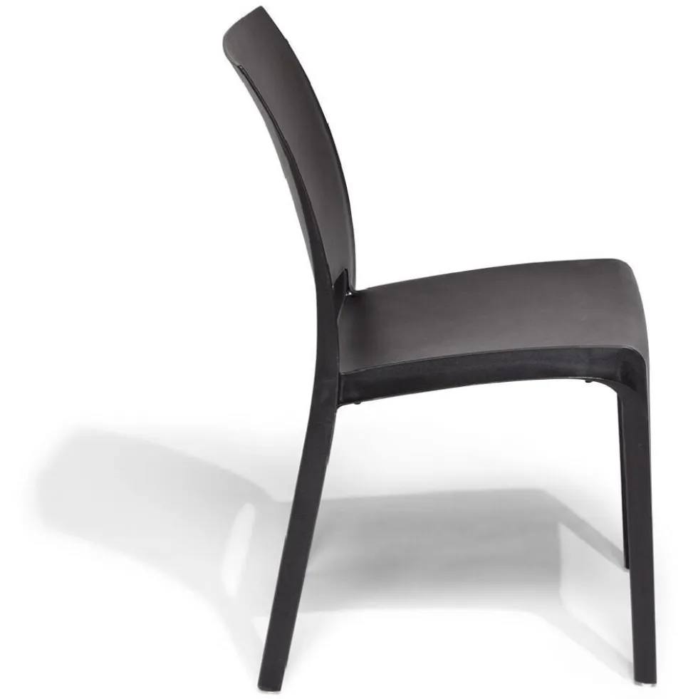 Chaise de jardin en plastique Volga gris