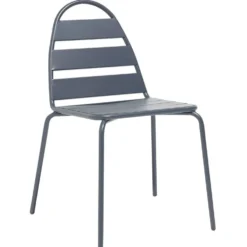 Chaise de jardin Fun métal gris 58x45xH82cm