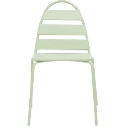Chaise de jardin Fun métal vert 58x45xH82cm