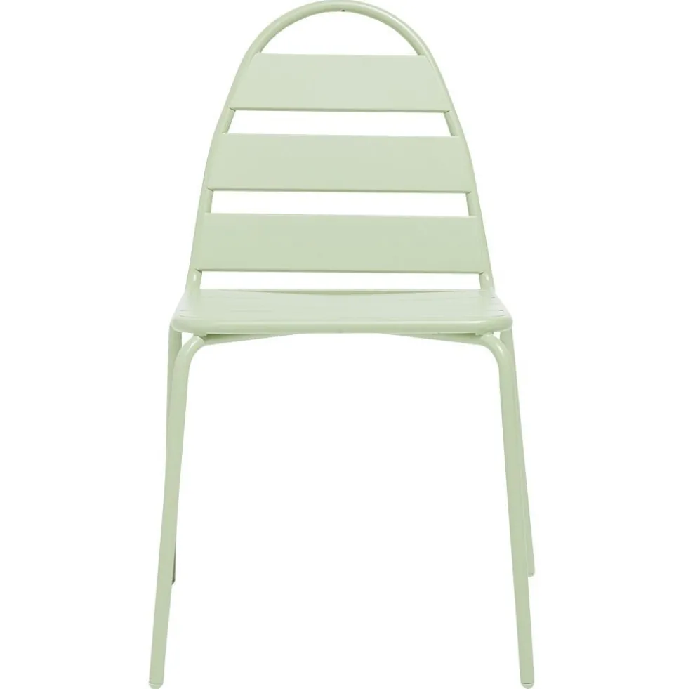 Chaise de jardin Fun métal vert 58x45xH82cm