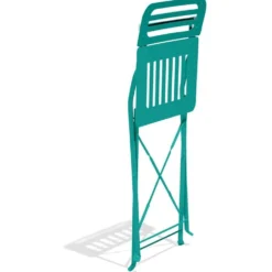 Chaise de jardin Rio pliante métal vert 41x45xH82cm