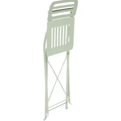 Chaise de jardin Rio pliante métal vert 41x45xH82cm