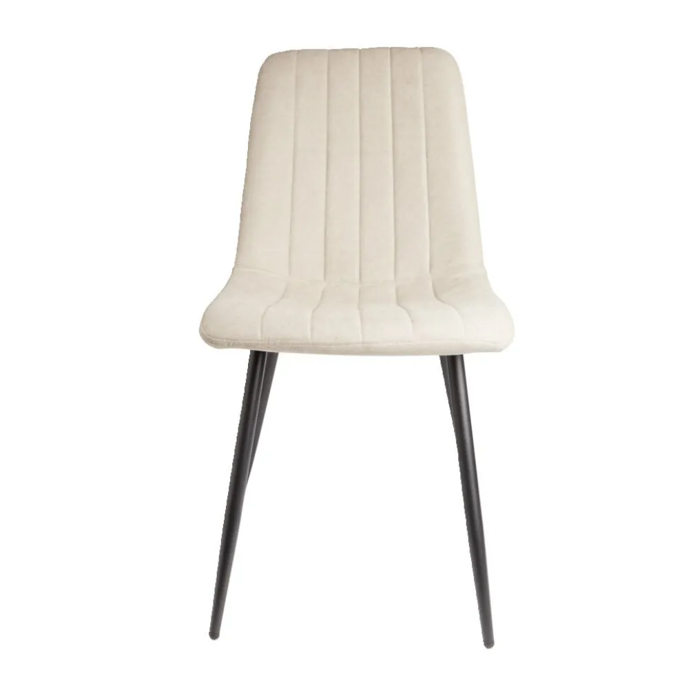 Chaise Joseph noir et gris L45xP54XH89cm