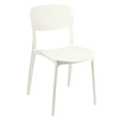 Chaise plastique beige 43xP54xH79cm
