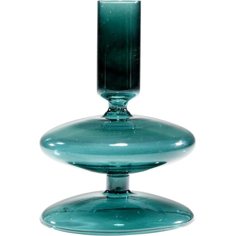Chandelier en verre coloré