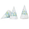 Chapeau de fête Joyeux anniversaire et feux d'artifice en carton x 8