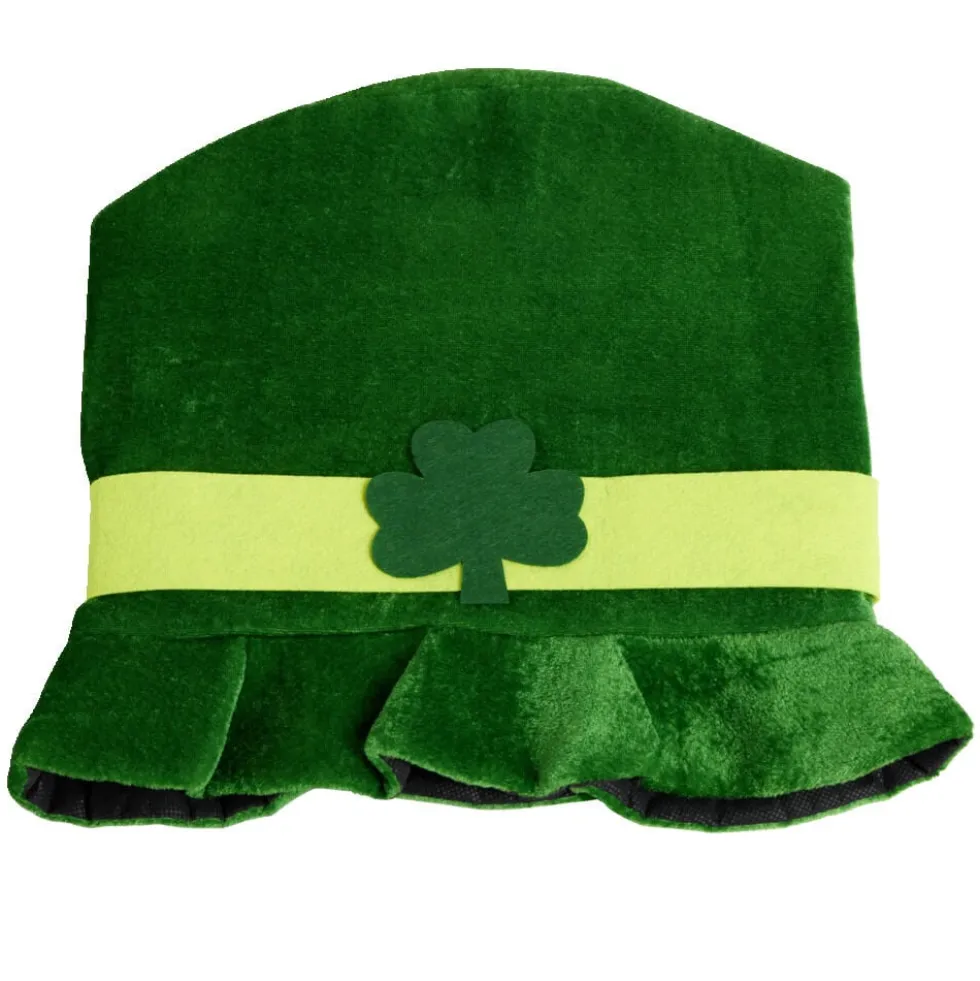 Chapeau haut-de-forme Saint-Patrick taille adulte polyester vert