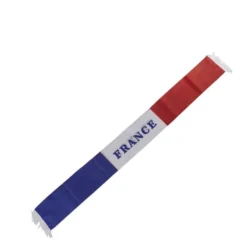Écharpe de supporter imprimé France drapeau tricolore