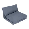 Chauffeuse pliante First grise 220x75xH12cm
