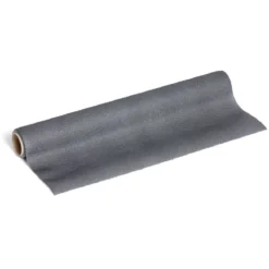 Chemin de table 320cm tissu intissé noir pailleté