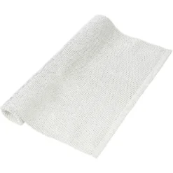 Chemin de table coton blanc brillant