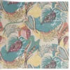 Chemin de table design feuille polyester et coton 400x28cm
