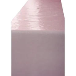 Chemin de table en nylon organza rouge