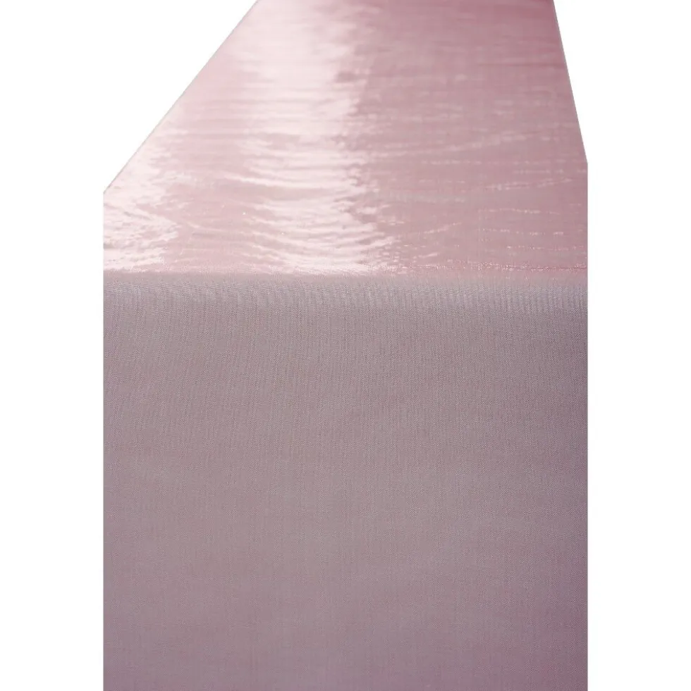 Chemin de table en nylon organza rouge