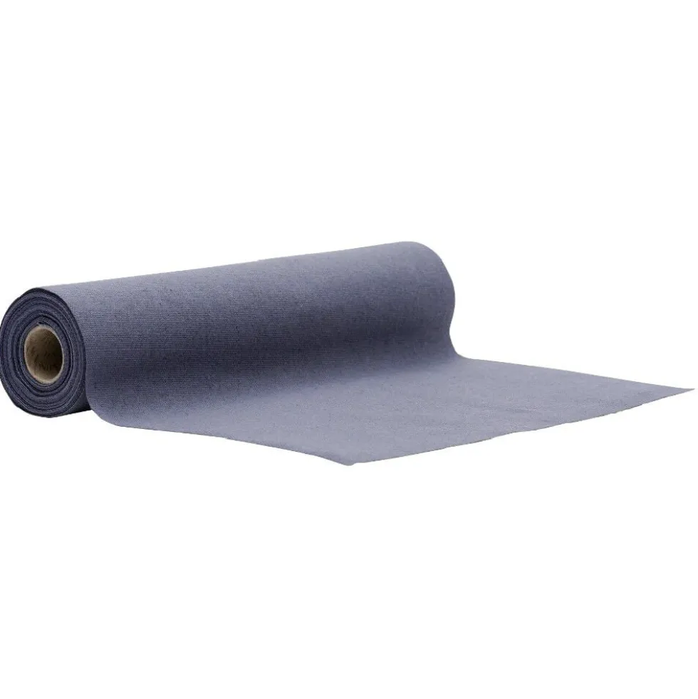 Chemin de table en polyester gris