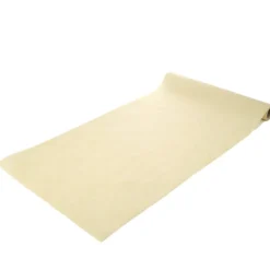 Chemin de table indéchirable prédécoupé polyester beige 40x480cm
