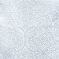 Chemin de table motif jacquard blanc