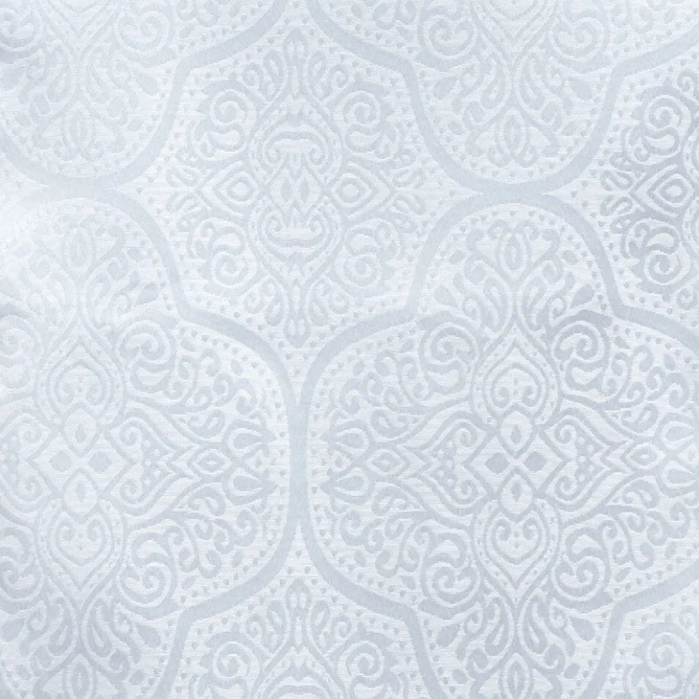Chemin de table motif jacquard blanc