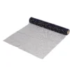 Chemin de table tulle bleu motif étoile dorée 3m