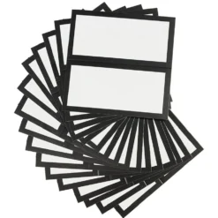 Chevalet marque place x 20 noir et blanc