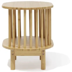 Chevet Gaïa bambou naturel - L46xP35xH41,5cm
