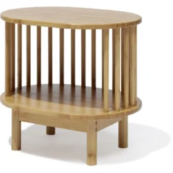 Chevet Gaïa bambou naturel - L46xP35xH41,5cm