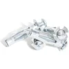 4 chevilles métalliques pour matériaux creux avec vis - Ø11x36 mm