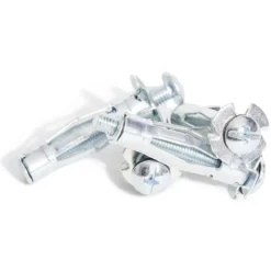 4 chevilles métalliques pour matériaux creux avec vis - Ø11x36 mm