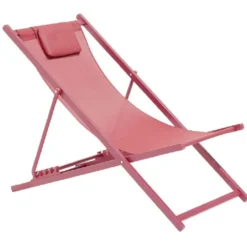 Chilienne Oxford 5 positions rouge 100x61xH92cm