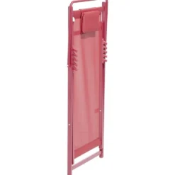 Chilienne Oxford 5 positions rouge 100x61xH92cm