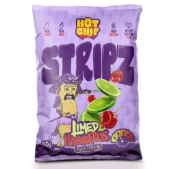 Chips piquantes Hot Chip saveur piment Habanero et citron vert 80gr