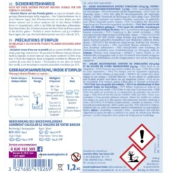 Chlore multifonctions galet 200g Marina 1,2kg