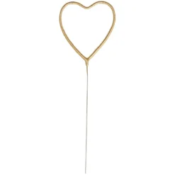Cierge coeur doré